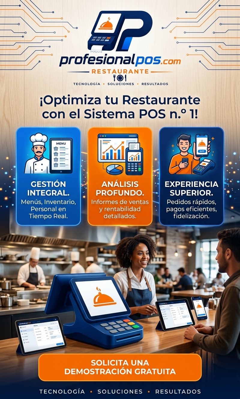 Profesional POS Restaurante: optimiza tu restaurante con el sistema POS n.º 1